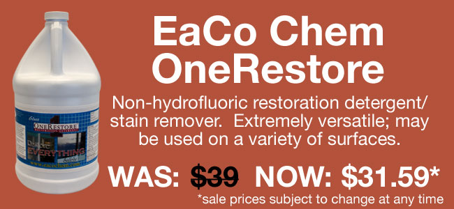 EaCo Chem OneRestore on Sale!
