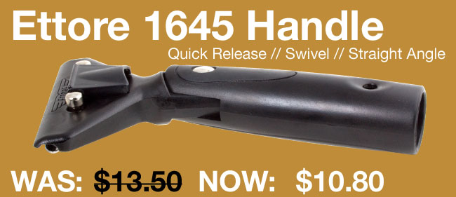 Ettore Straight Swivel Handle on sale at ABC!