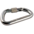 Stubai Manual Locking Steel Carabiner