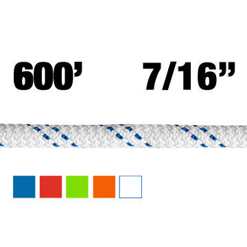 KMIII 600&rsquo; 7/16&rdquo; Rope