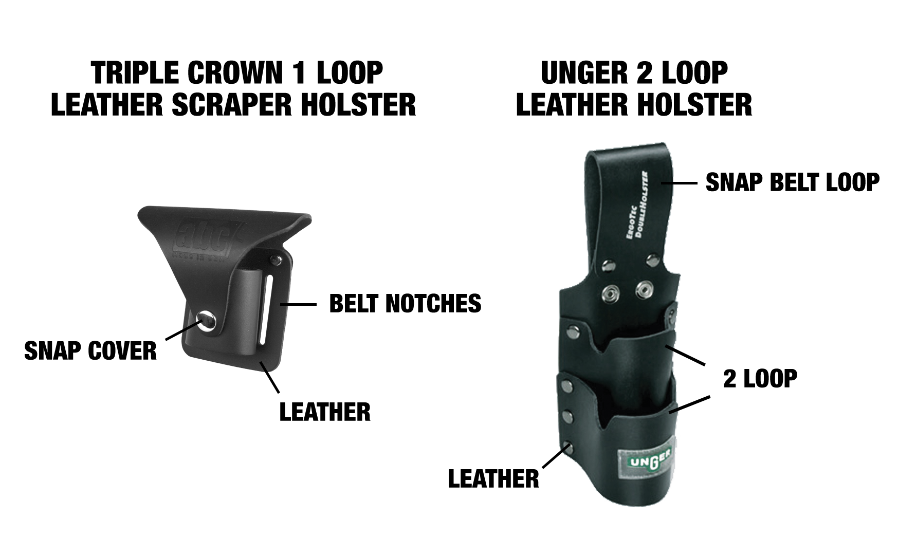 Specialty Window Cleaner Holsters