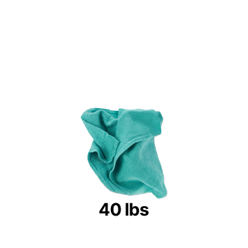 Used Green Huck Towels